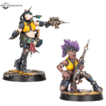 Two new Escher models from the new Necromunda Core set.