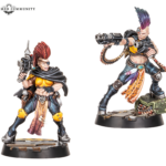 Two new Escher models from the new Necromunda Core set.