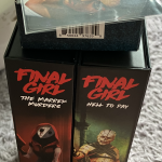 Two more movie boxes for the final girl game.