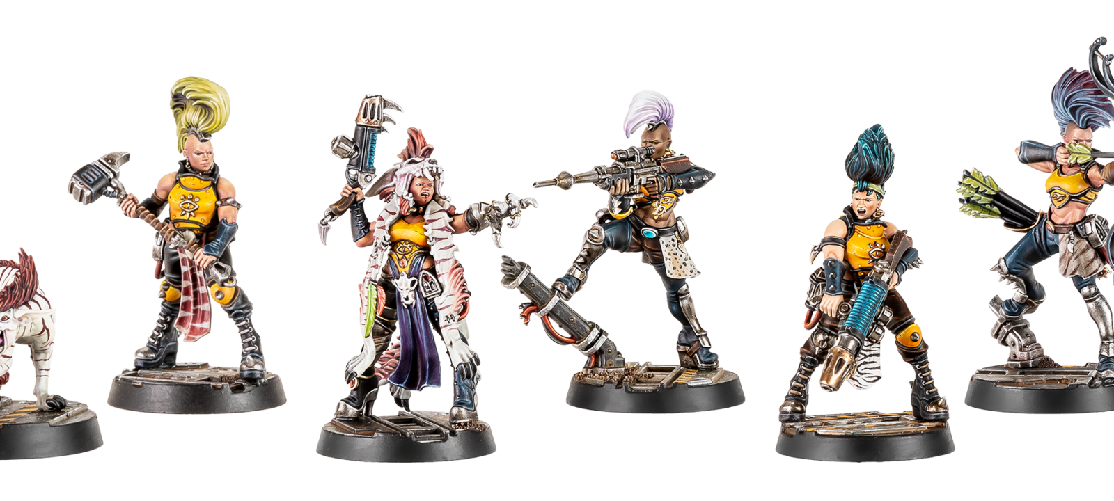 The models included in the new Escher Champions box