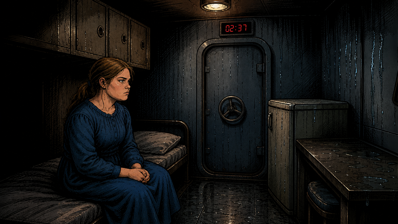 Locked into Buckle's cabin. Generated by GPT Image 2.
